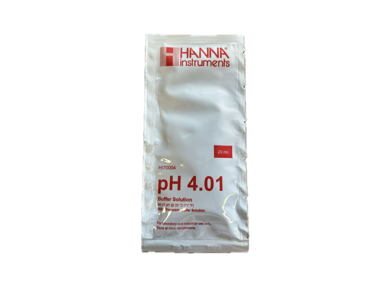Solución tampón PH4 - sobre de 20 ml